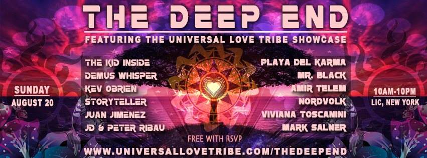 The Deep End - Universal Love Tribe Showcase - フライヤー表