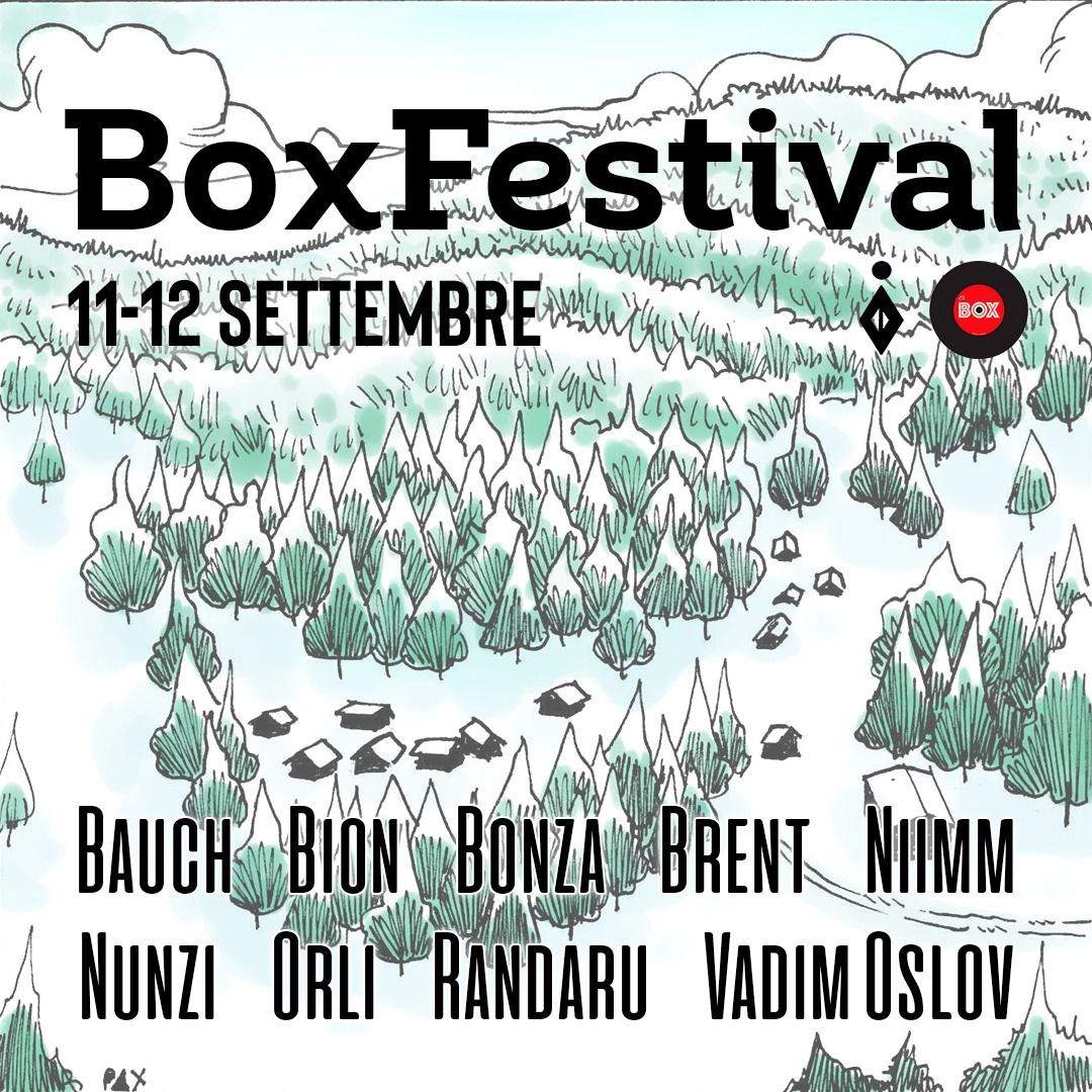 Box Festival - フライヤー表
