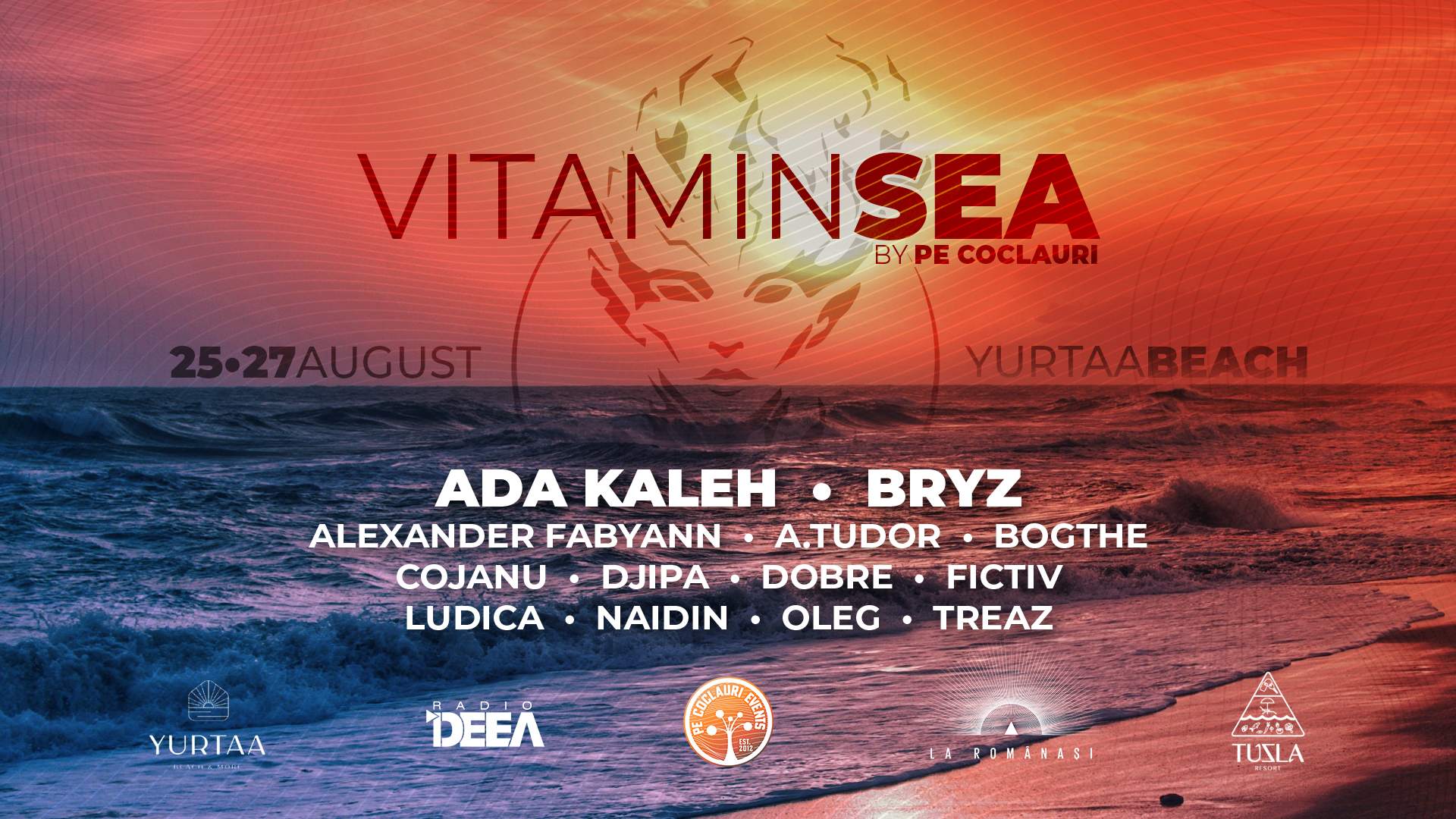 VitaminSea at Yurtaa Beach by Pe Coclauri - フライヤー表