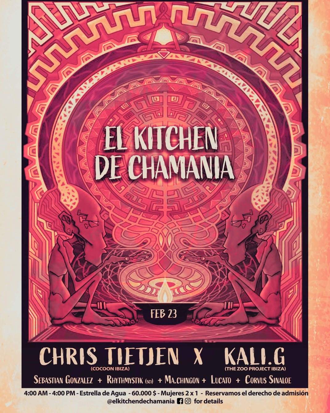 El Kitchen de Chamania - フライヤー表