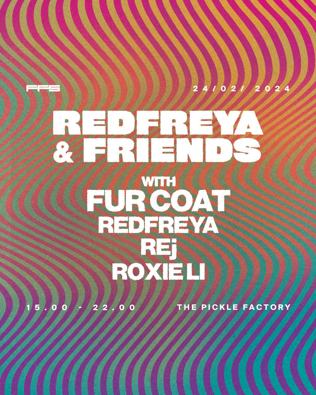 Redfreya & Friends with Fur Coat - フライヤー裏