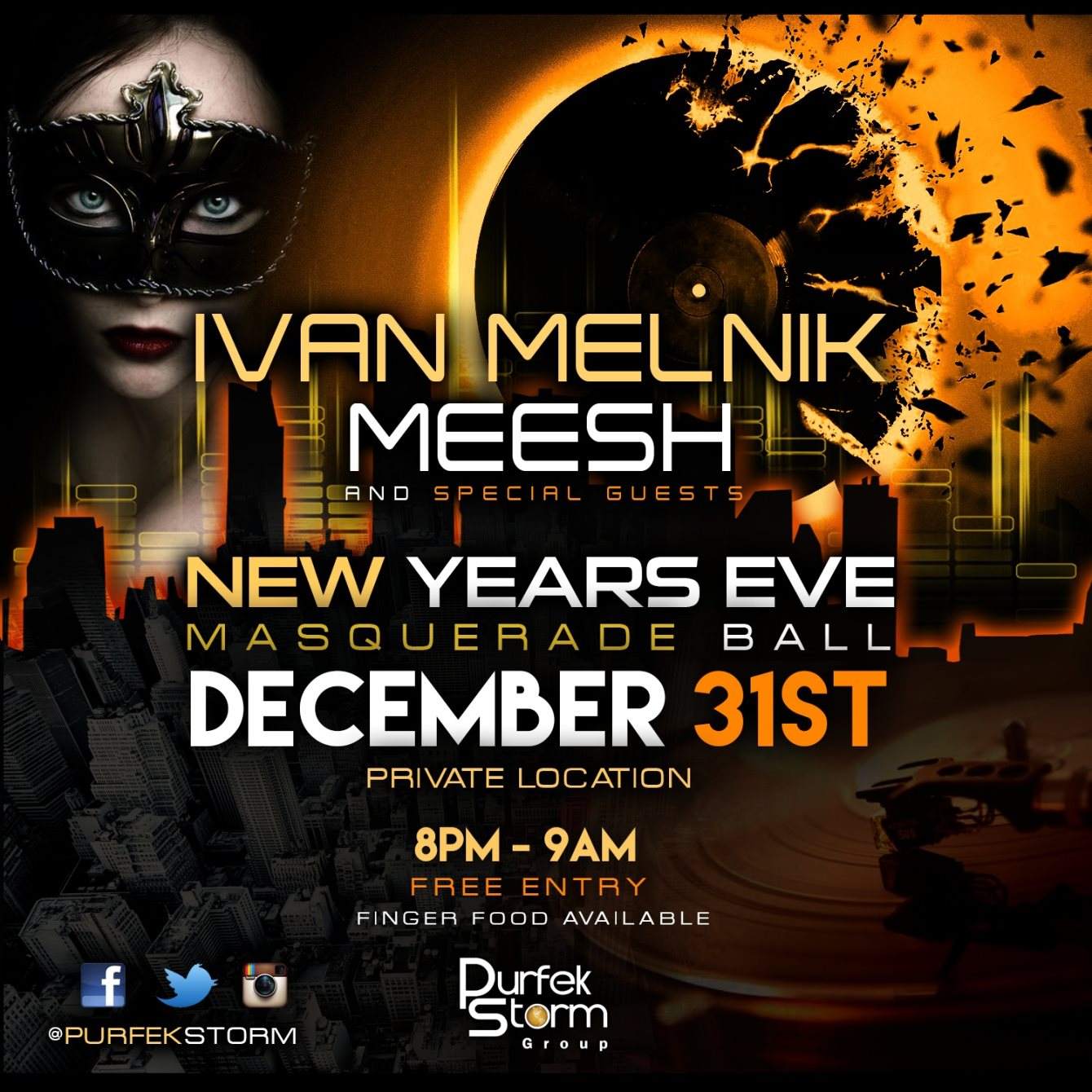 New Years ft. Ivan Melnik Meesh, plus Special Guests DJ - フライヤー表