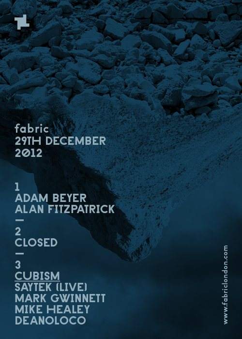 Adam Beyer, Alan Fitzpatrick & Saytek (Live) - Página frontal