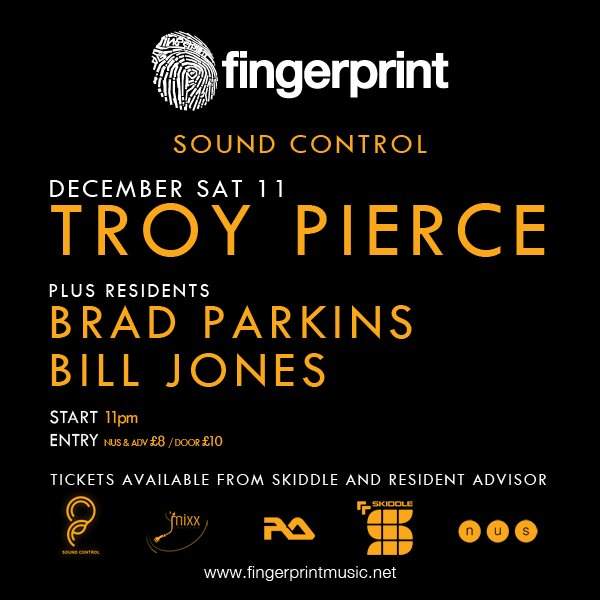 Fingerprint with Troy Pierce - Página trasera