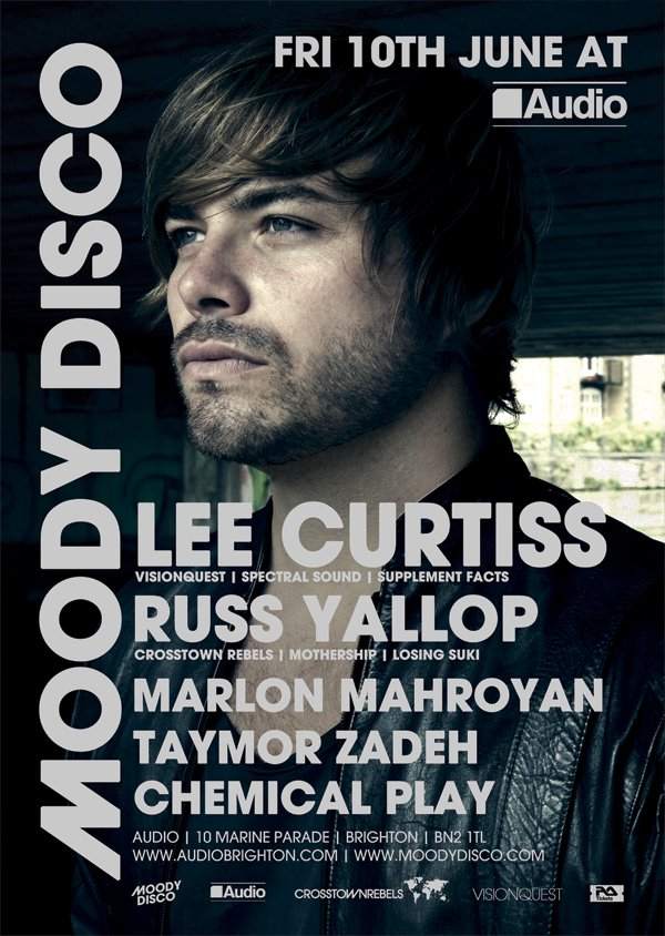 Moody Disco presents Lee Curtiss + Russ Yallop - フライヤー裏