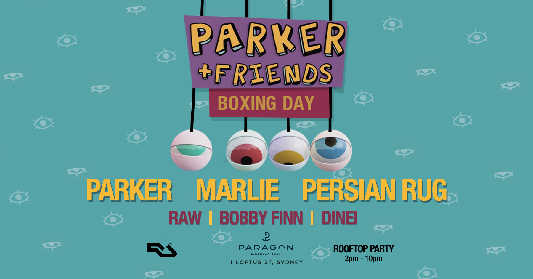 ■ PARKER & FRIENDS ■ ⫸ BOXING DAY ROOFTOP PARTY ⫷ - Página frontal