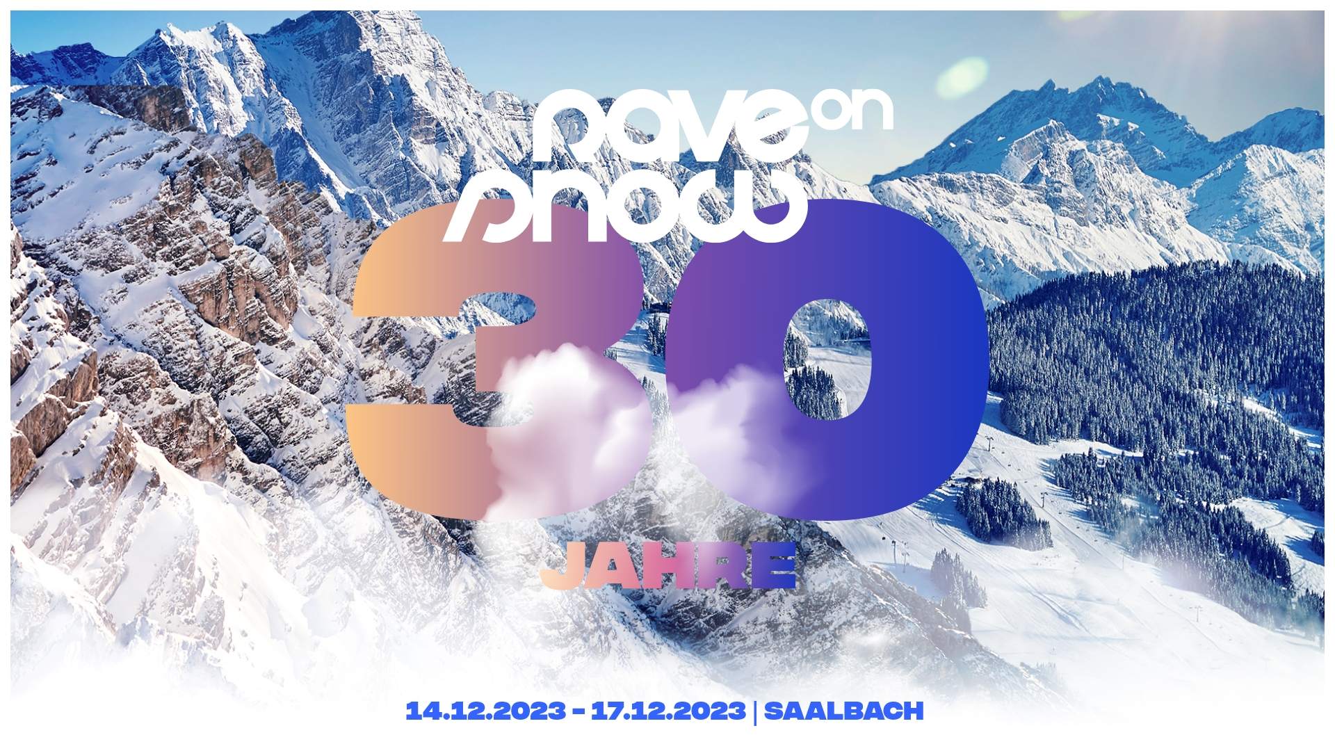 Rave On Snow 2023 - フライヤー表