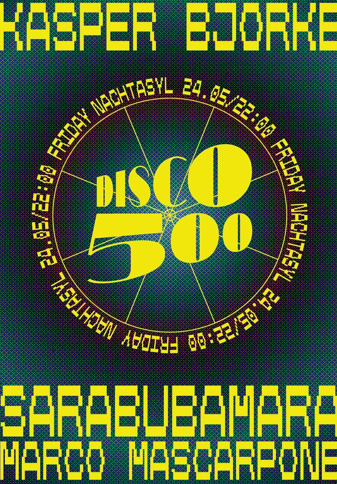 Disco500 - フライヤー表