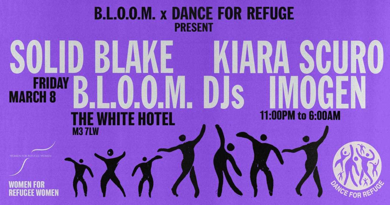 B.L.O.O.M. X Dance For Refuge International Women's Day - Página frontal