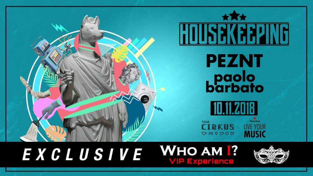 Housekeeping with Peznt & Paolo Barbato - フライヤー表