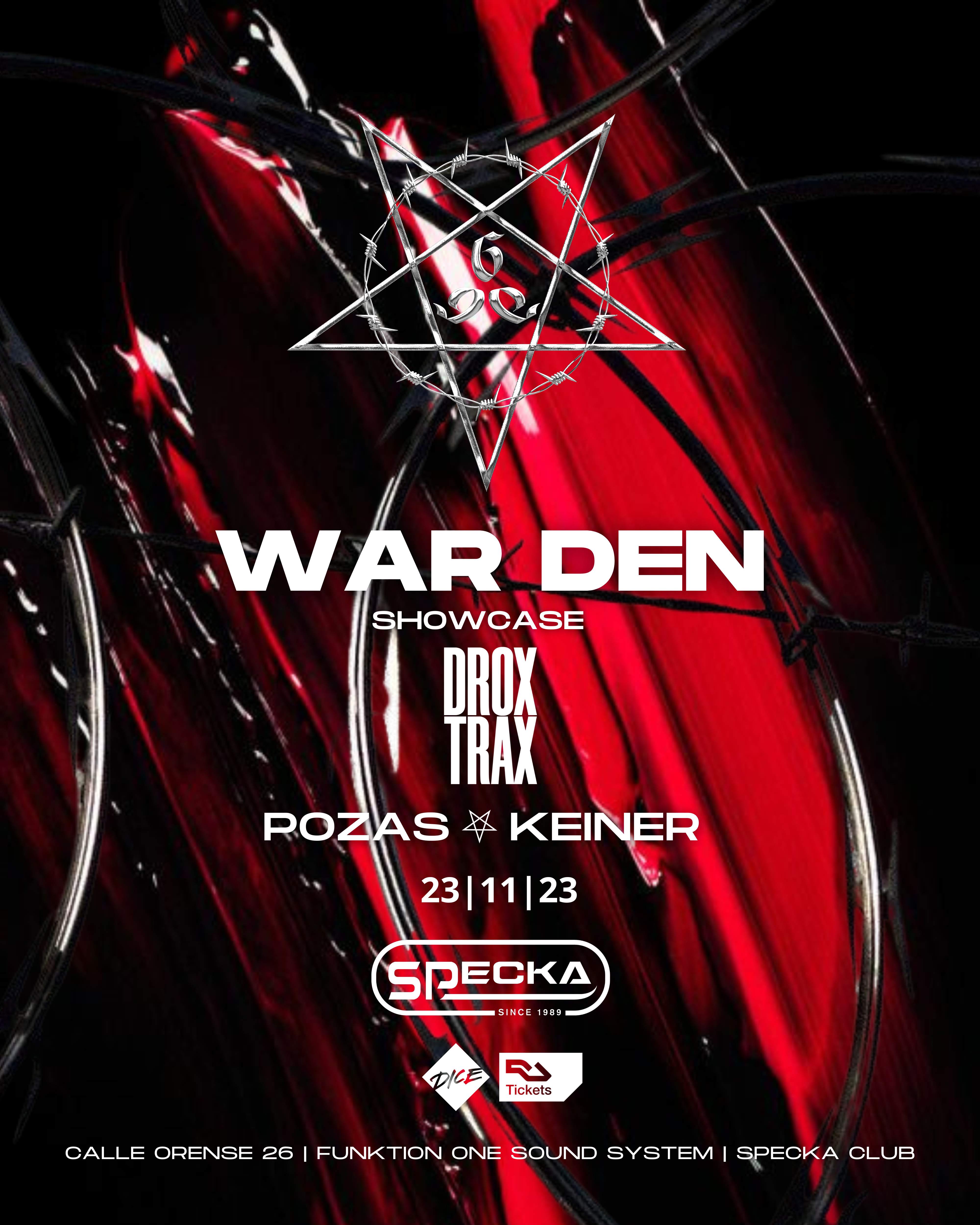 War Den (ShowCase) - Under Hell - フライヤー表