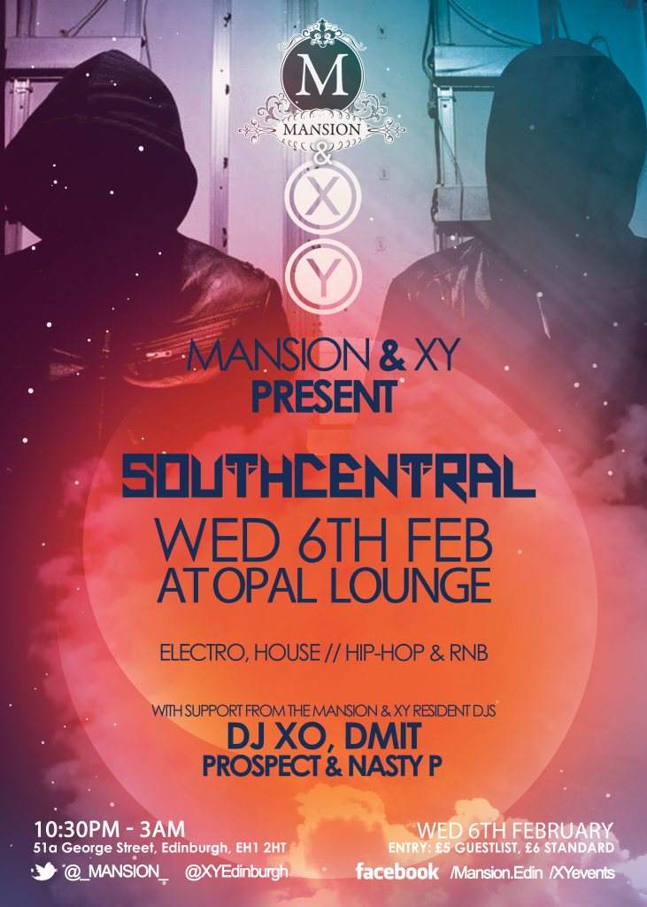Mansion & XY present: South Central - Página frontal