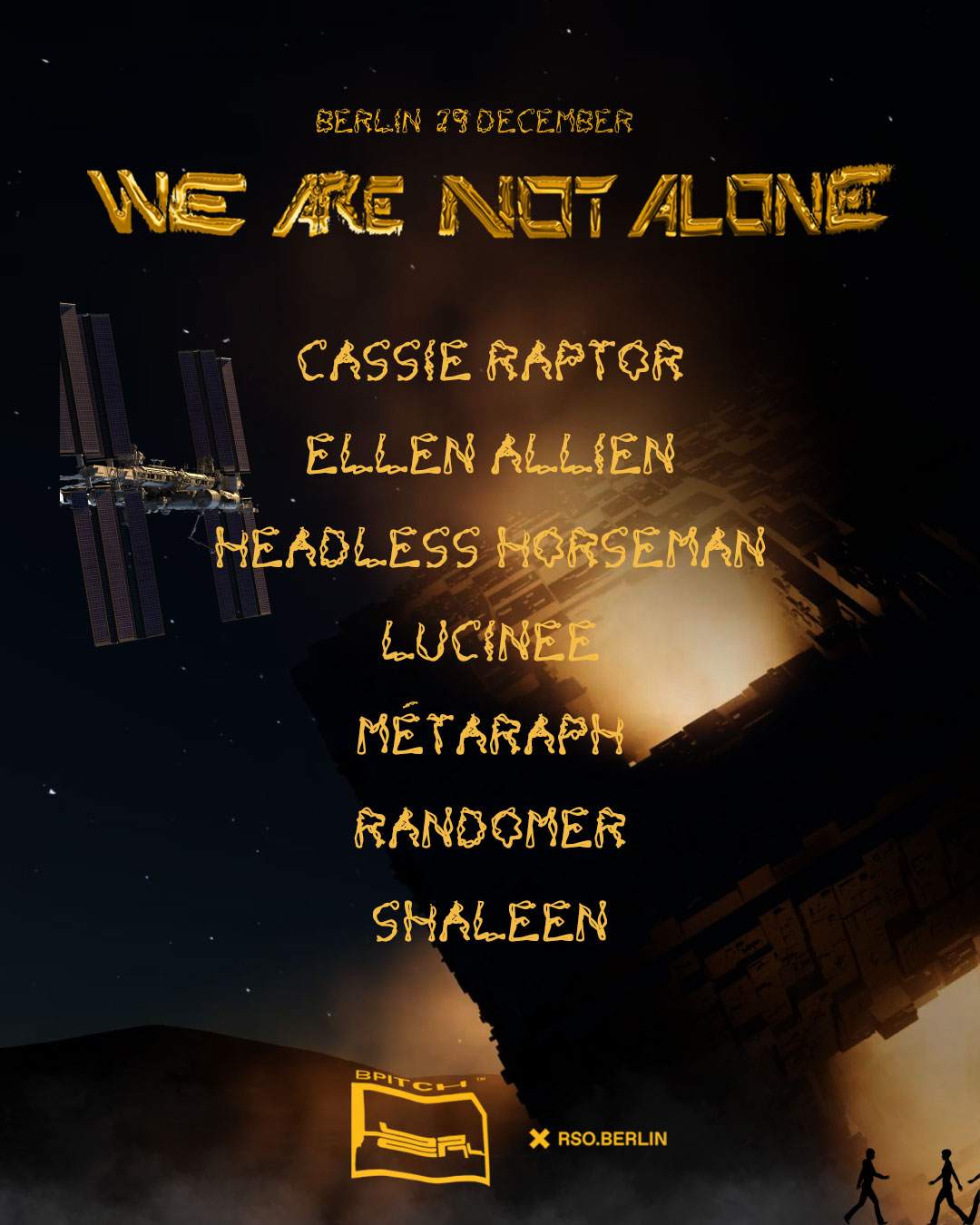 We Are Not Alone by Ellen Allien - Página frontal