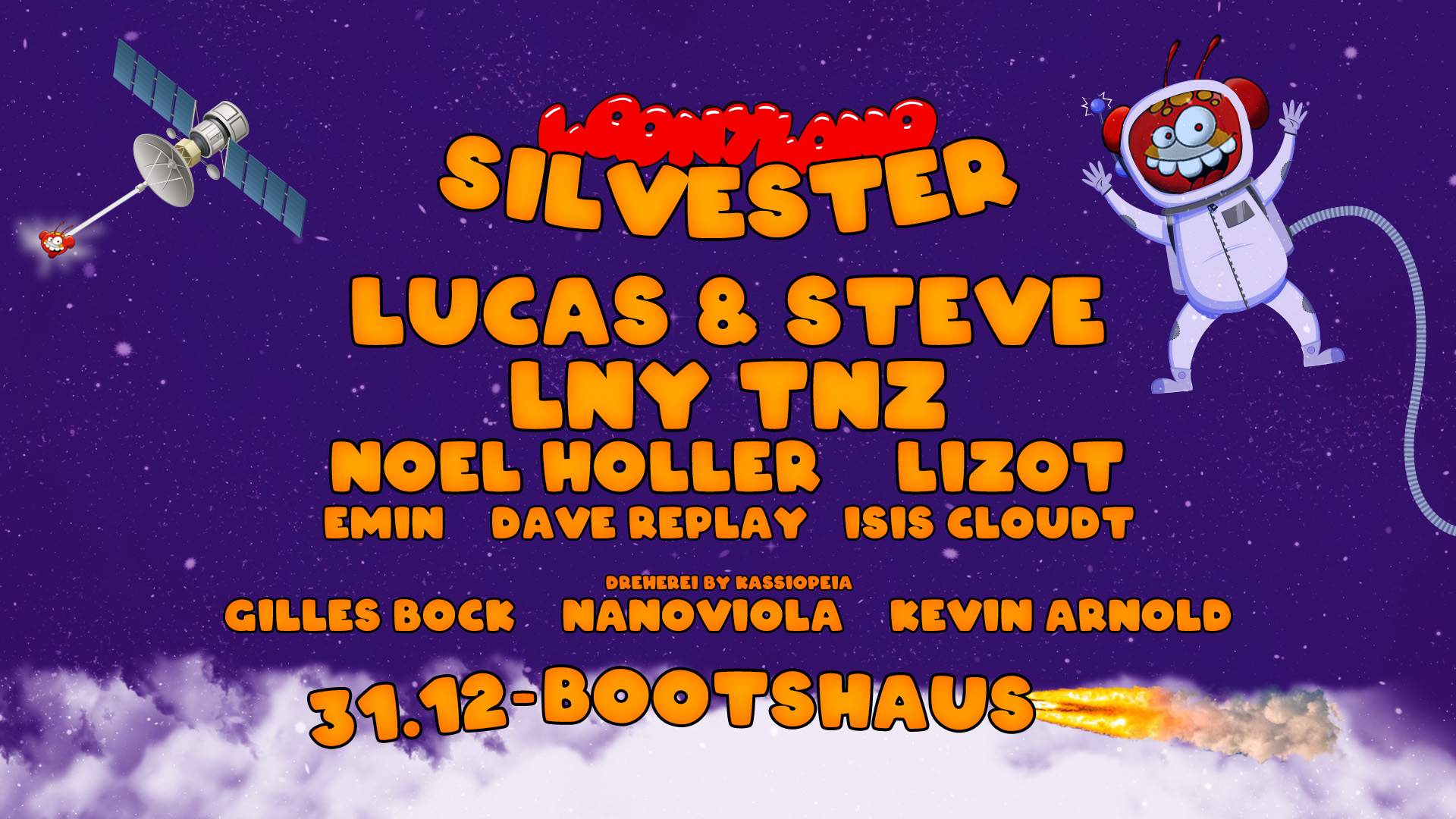 Bootshaus PRES. NYE W. Lucas & Steve / LNYTNZ AND MORE - Página frontal