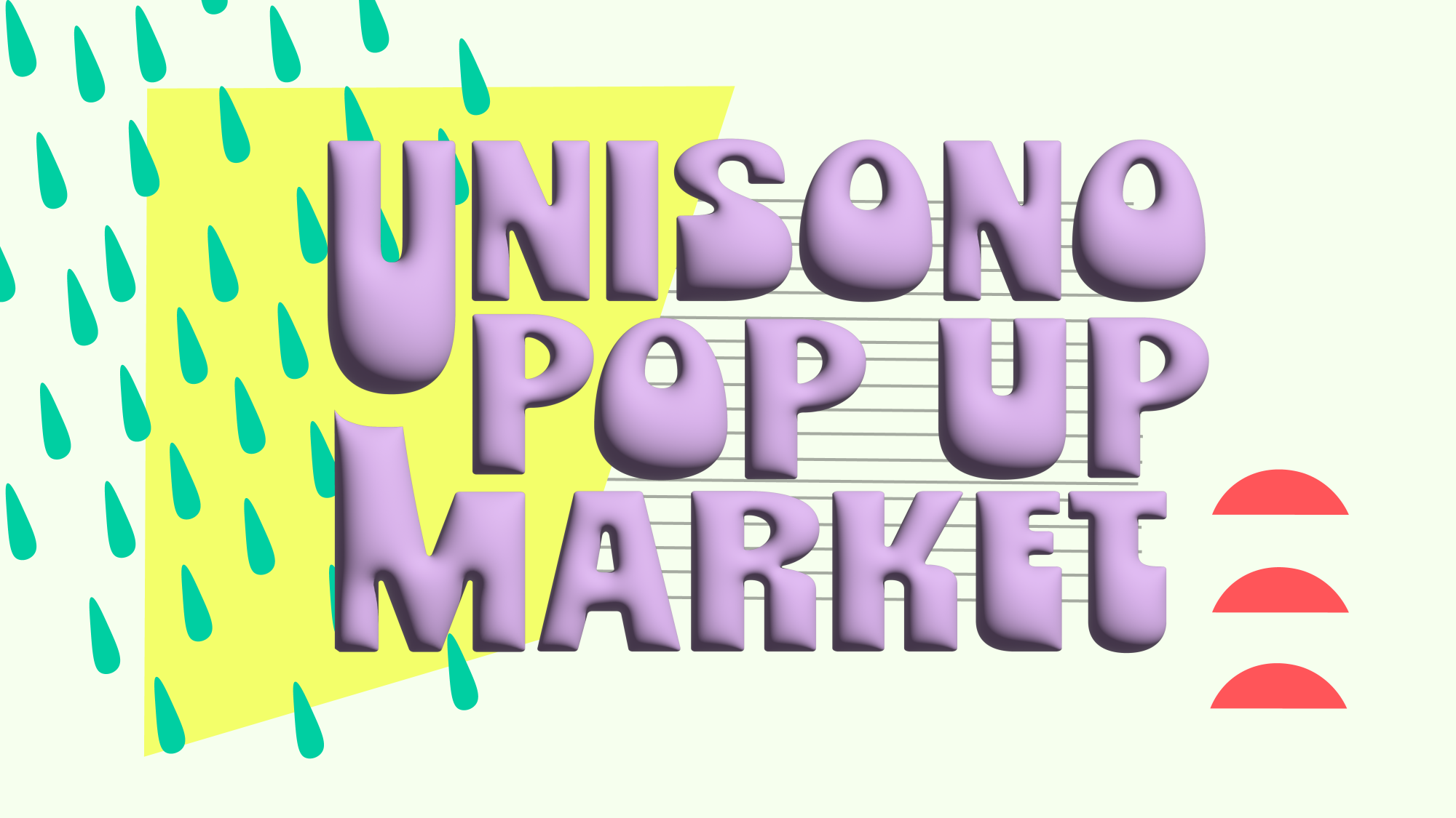Unisono x Pop Up Market - Página frontal