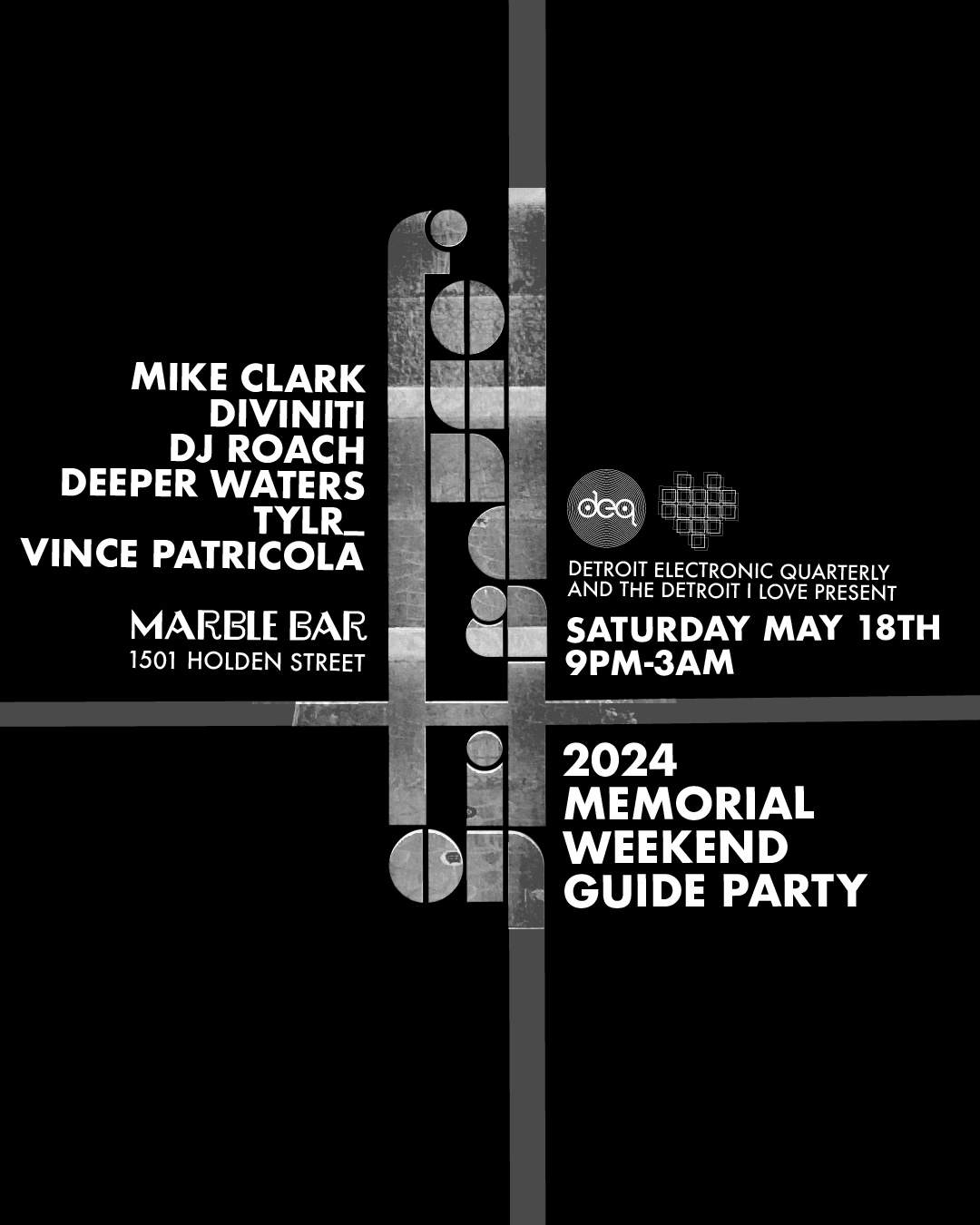 DEQ & The Detroit I Love Memorial Weekend Guide Release Party - Página frontal