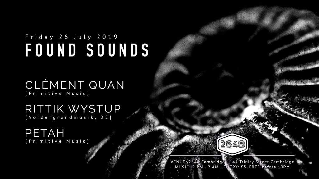 Found Sounds - Clément Quan, Rittik Wystup, Petah - Página frontal