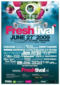 Freshtival 2009 - フライヤー裏
