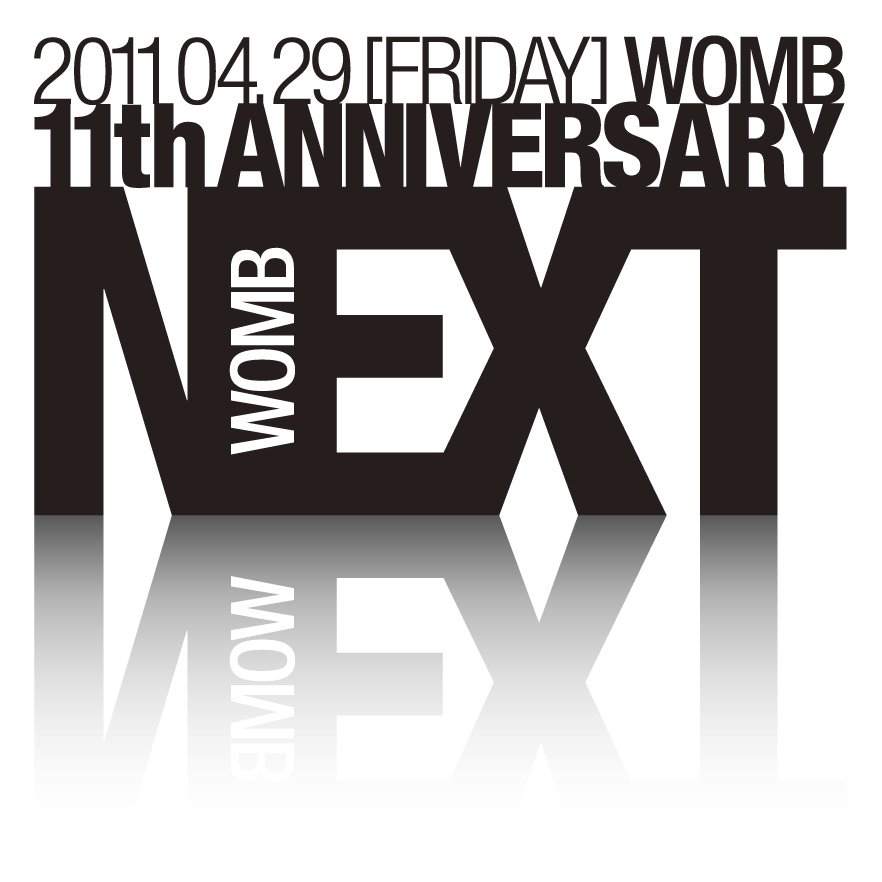Womb Next _ 11th Anniversary - フライヤー表