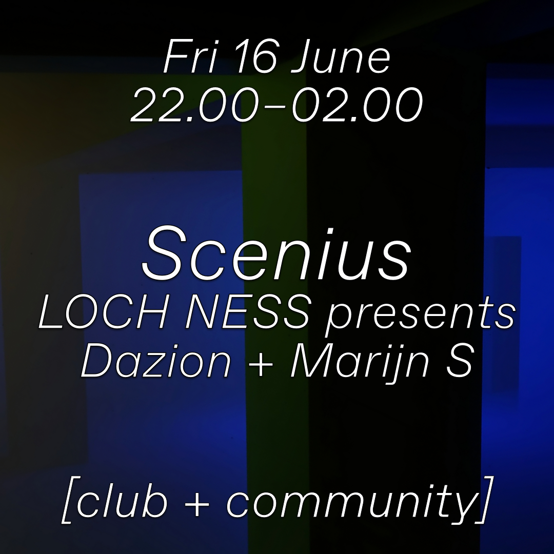 Scenius: LOCH NESS - フライヤー表