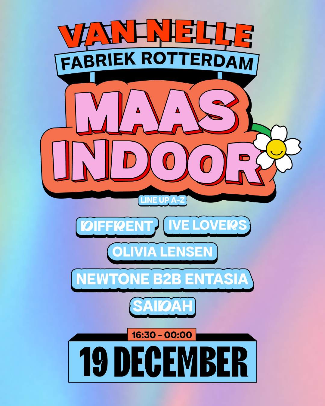 Maas Indoor Festival at Van Nelle Fabriek, Rotterdam