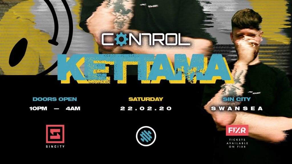 Con7rol with KETTAMA - フライヤー表