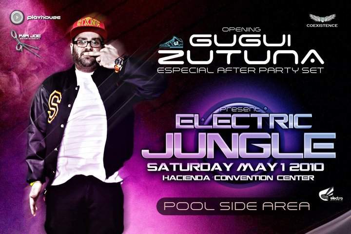Electric Jungle Official After Party feat Gugui Zutuna - Página frontal
