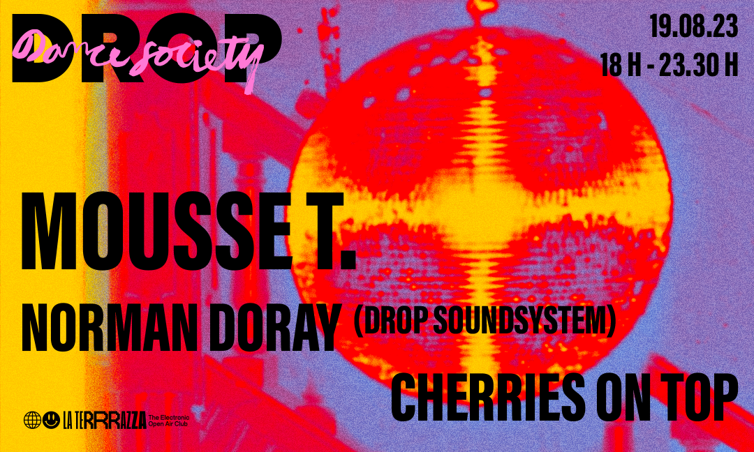 DROP Open-air invites Mousse T. (DAY PARTY) - Página frontal