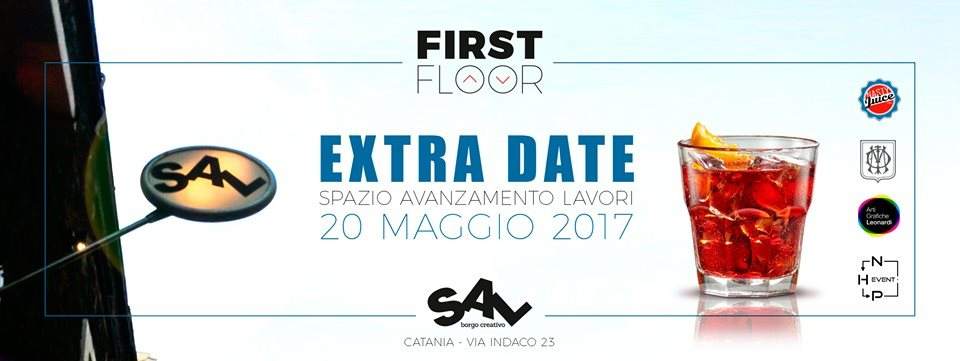 Sabato 20/05 Extra Date - SAL Firstfloor - フライヤー表