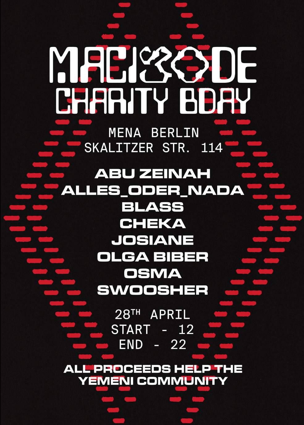 Macimode: Charity Bday For Yemen Bei Mena Berlin, Berlin