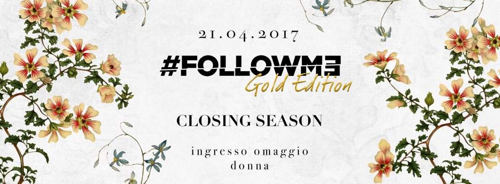 Followme Gold Edition - Closing Season - フライヤー表