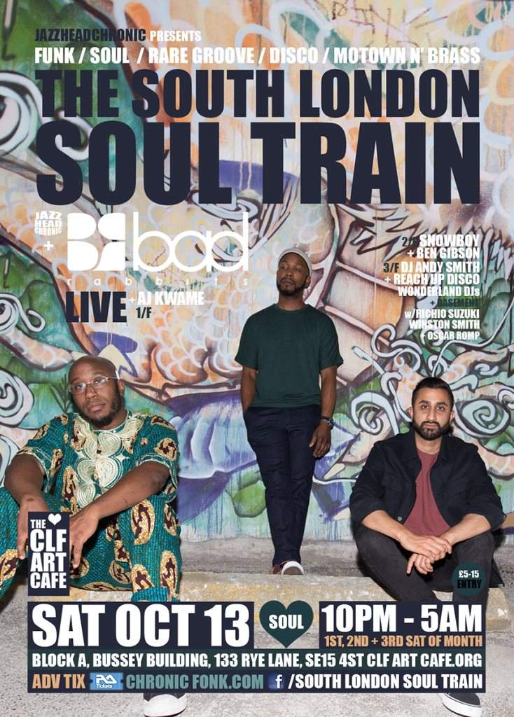 The South London Soul Train with Bad Rabbits (Live) - More on 4 Floors - Página frontal