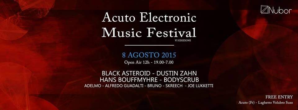Acuto Electronic Music Festival 2015 - Página trasera