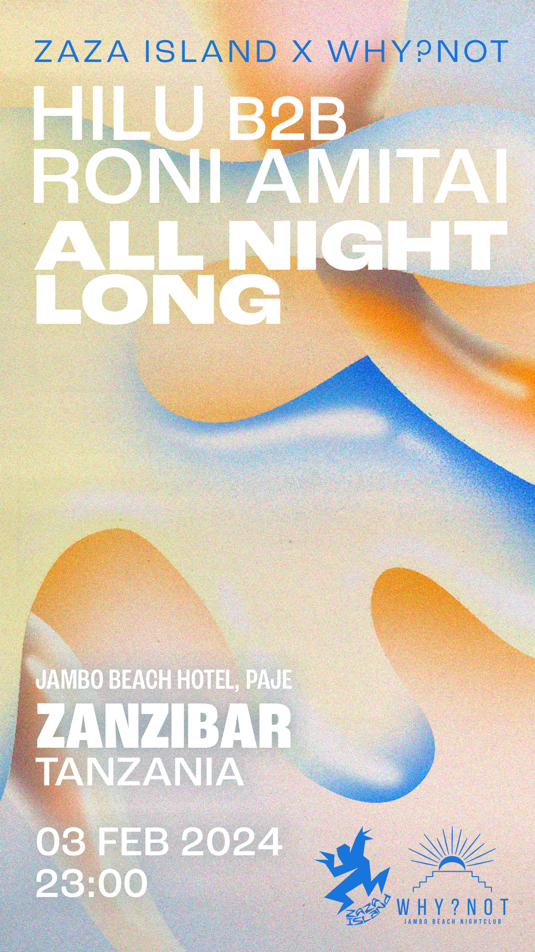 Zaza Island goes Zanzibar - フライヤー裏