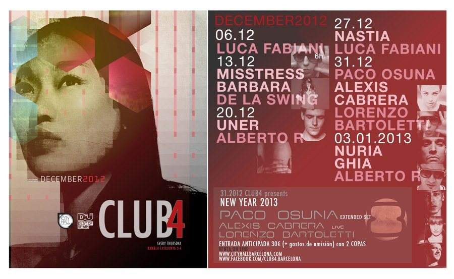 Club4 presents: Luca Fabiani (6h Set) - Página frontal