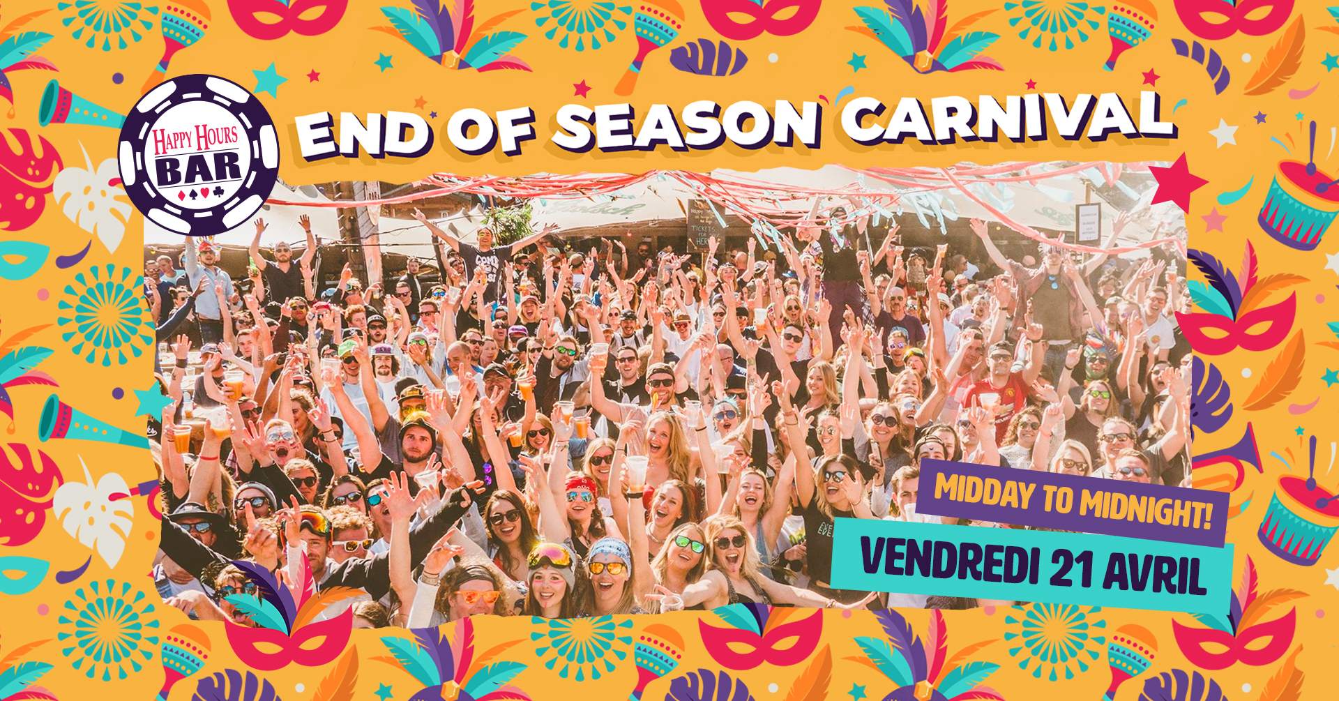 Happy Hours End Of Season Carnival at Happy Hours Bar, South East