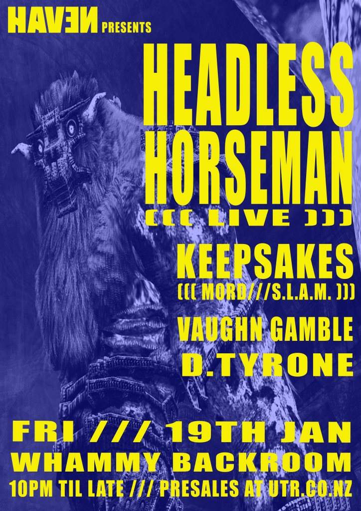 Haven: Headless Horseman (Live) - Página frontal