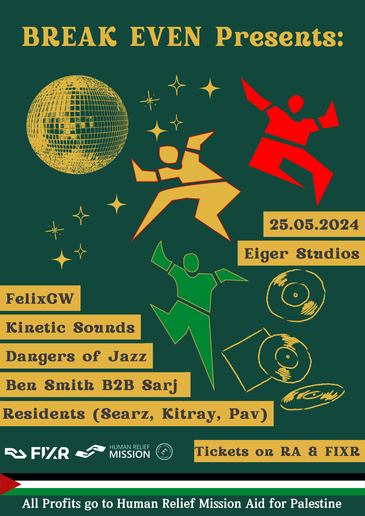 Break Even: FelixCW, Kinetic Sounds, The Dangers of Jazz at Eiger Studios,  Leeds