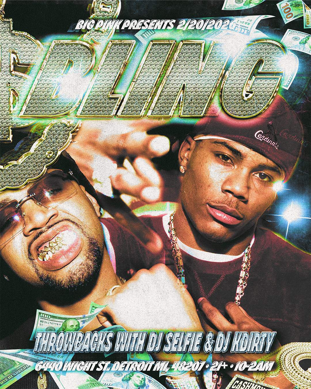BLING: 2000s HIPHOP NIGHT (THROWBACKS) - TICKETS AT DOOR at Big Pink ...
