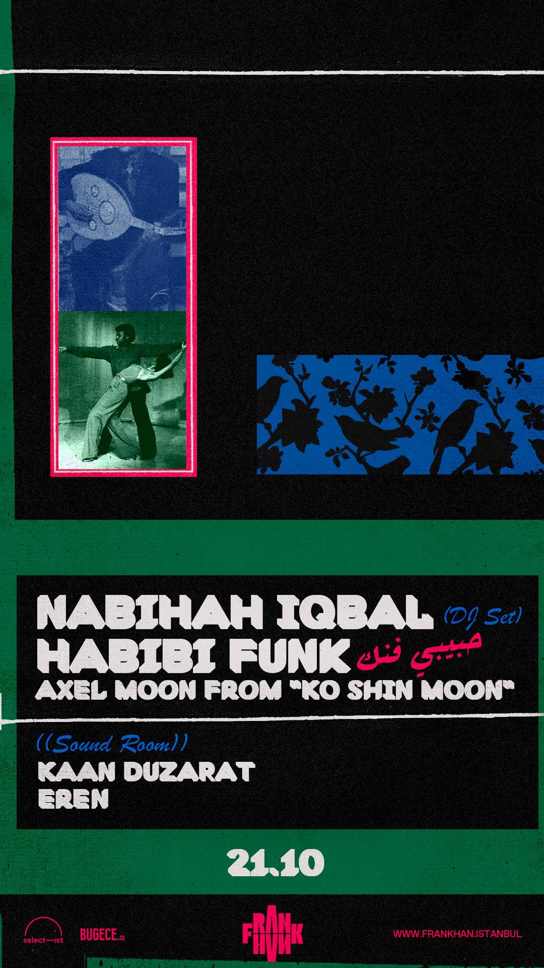 Habibi Funk + Nabihah Iqbal + Axel Moon + Kaan Düzarat + Eren - Página frontal