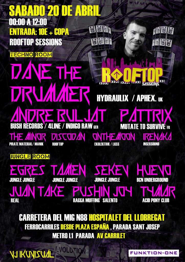 Fiesta Cancelada / Party CXL / Feat. D.A.V.E The Drummer (Hydraulix / Stay Up For - Página frontal