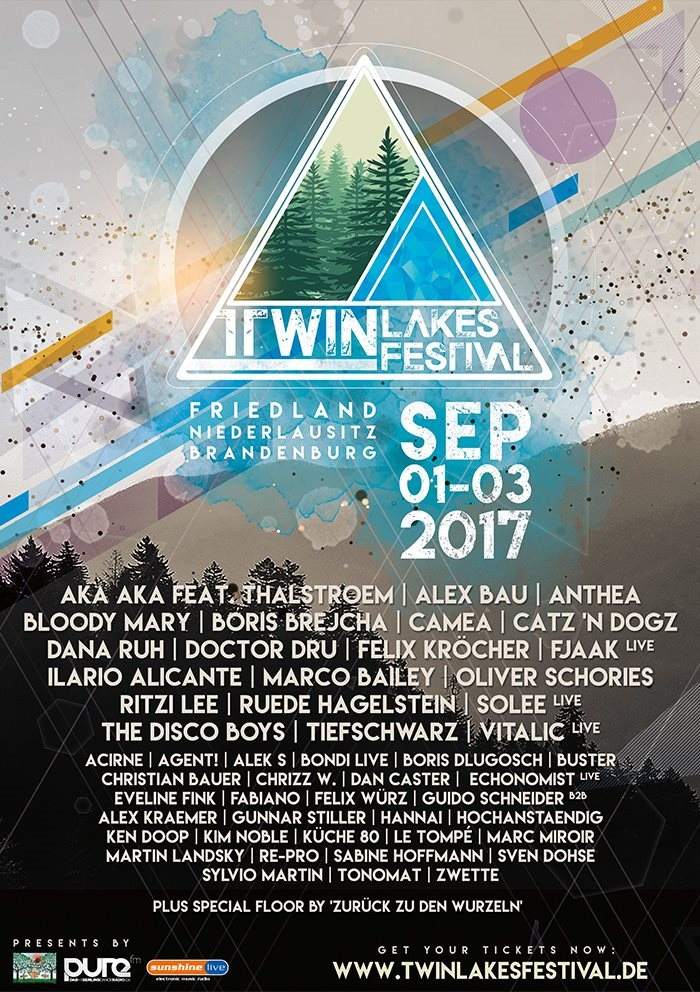 Twin Lakes Festival - フライヤー表