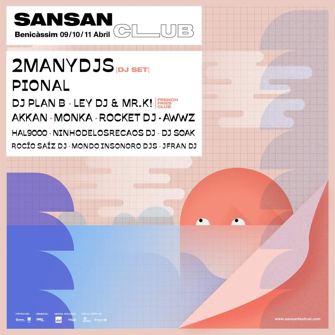 Sansan Festival - Sansan Club - Página trasera