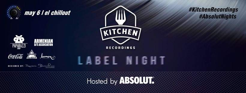 Kitchen Recordings Label Night - フライヤー表