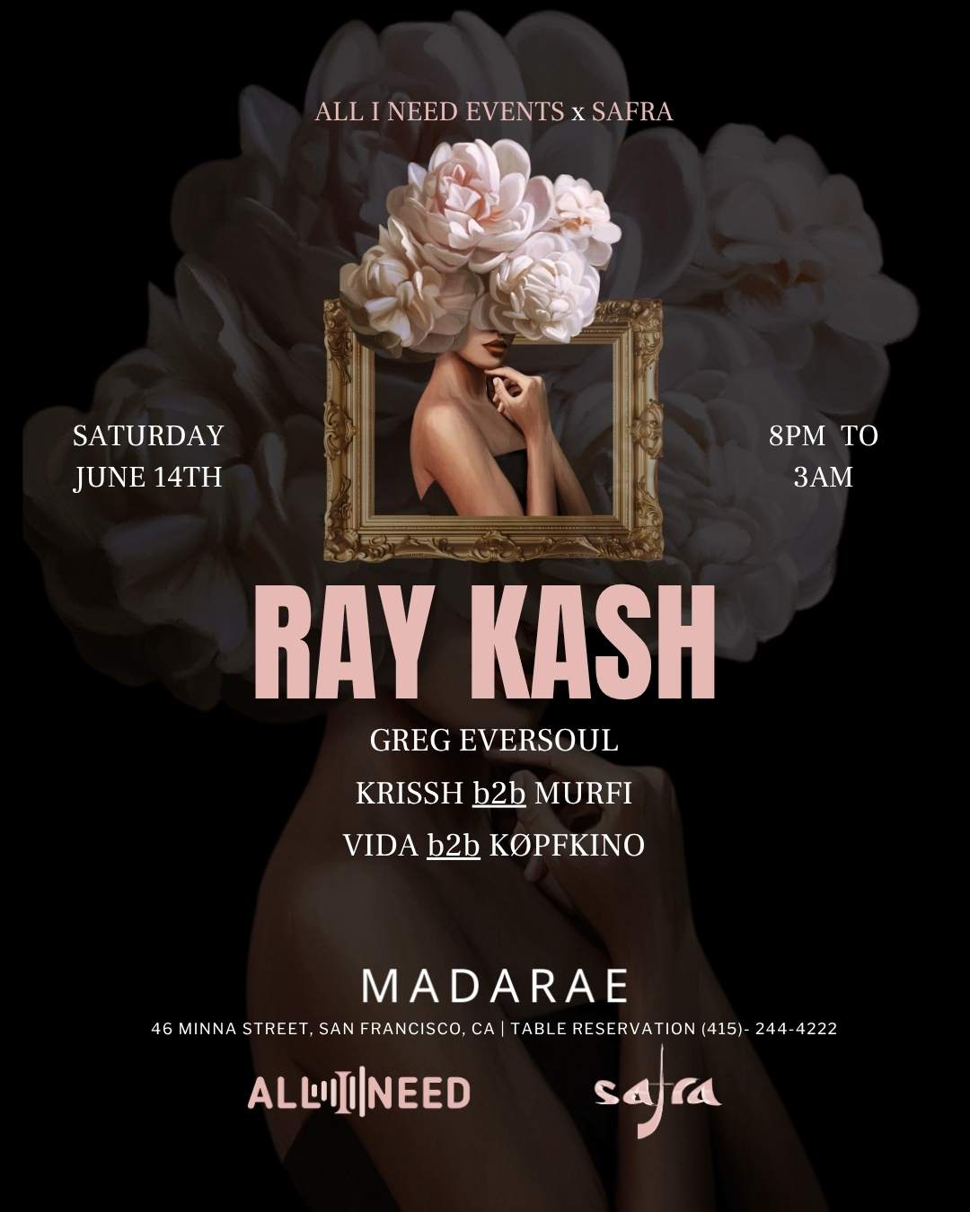 Ray Kash ( DeepHouse & Afro House) at Madarae at Madarae San Francisco ...