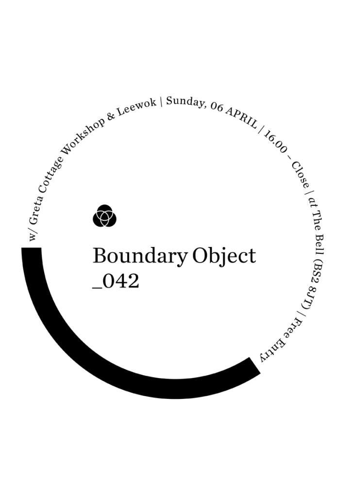 Boundary Object 42. Greta Cottage Workshop & Leewok - Página frontal