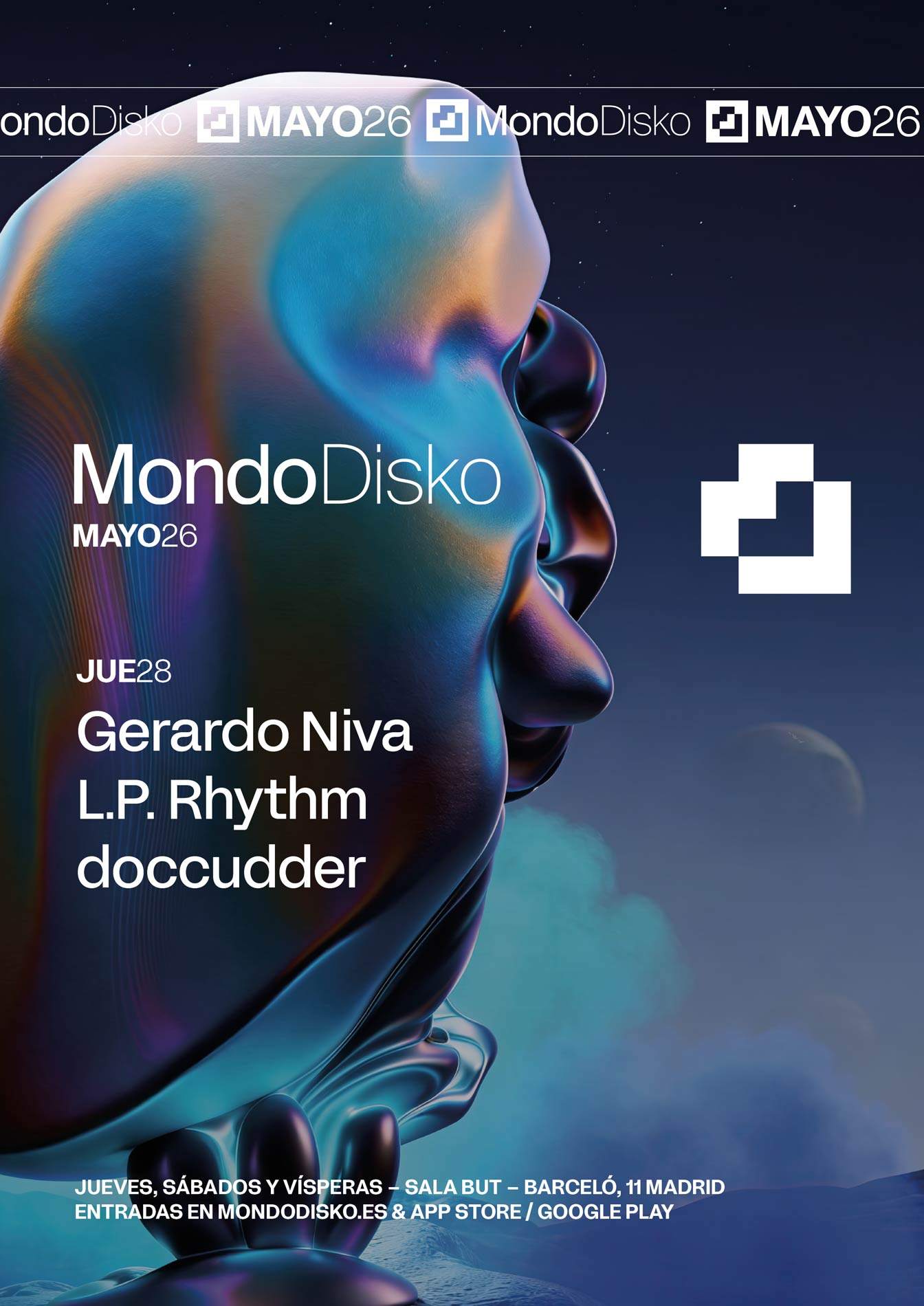 Gerardo Niva / L.P. Rhythm / doccudder at Mondo, Madrid
