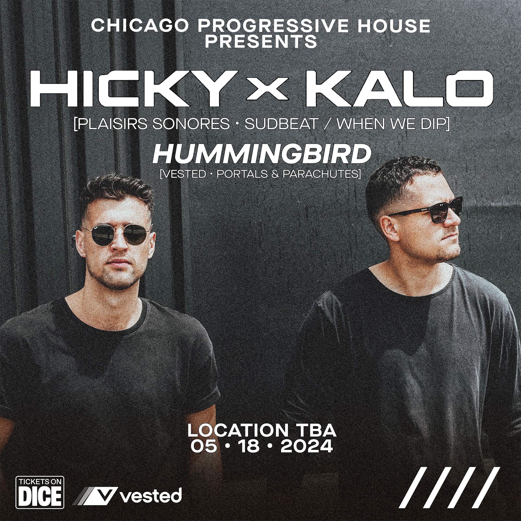 Chicago Progressive House presents: Hicky & Kalo - フライヤー表