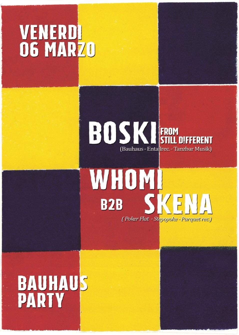 Bauhaus Party with Whomi b2b Skena + Boski - Página frontal