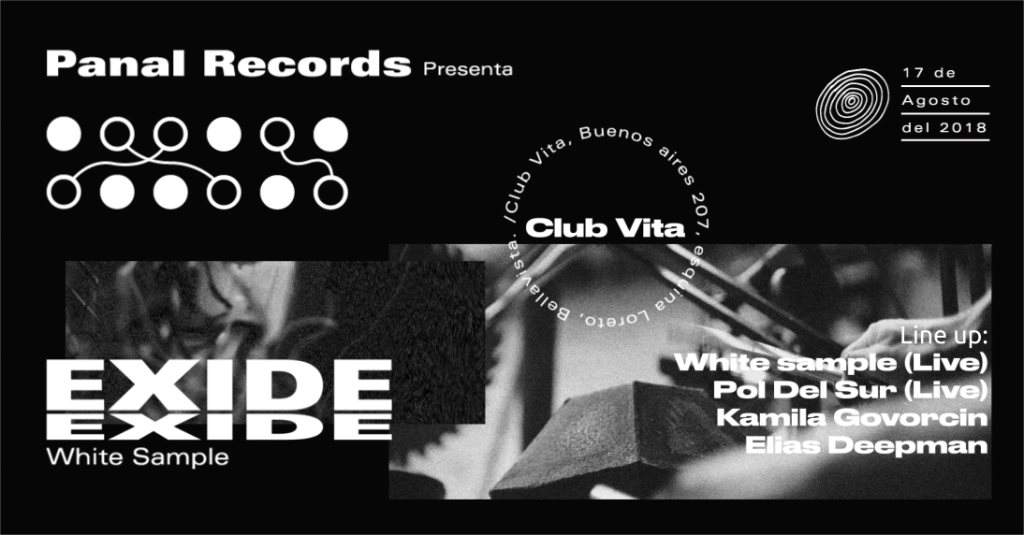 Panal Records presenta: White Sample - Exide EP - フライヤー表